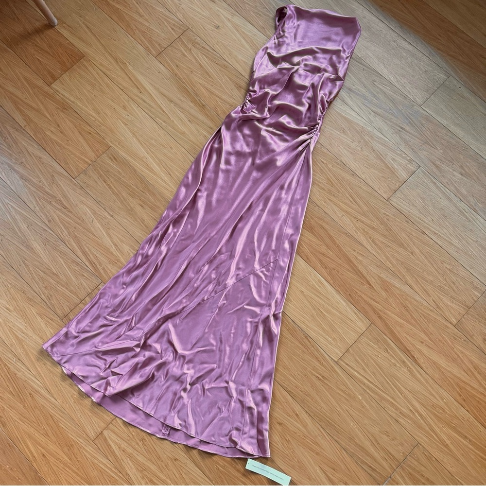 Reformation Casette Silk Dress
